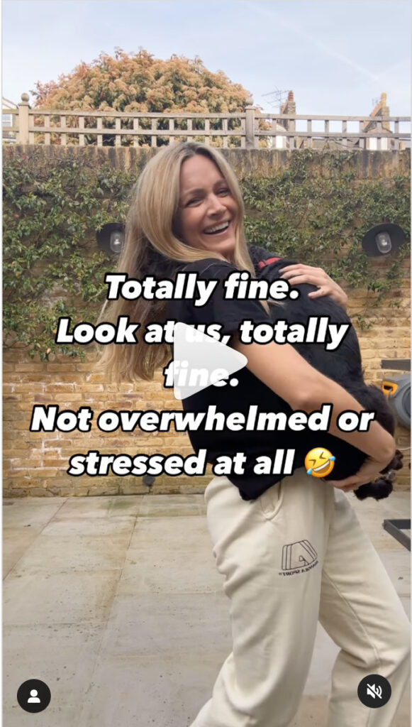 Ben & Leanne's Instagram Reel with wedding update.